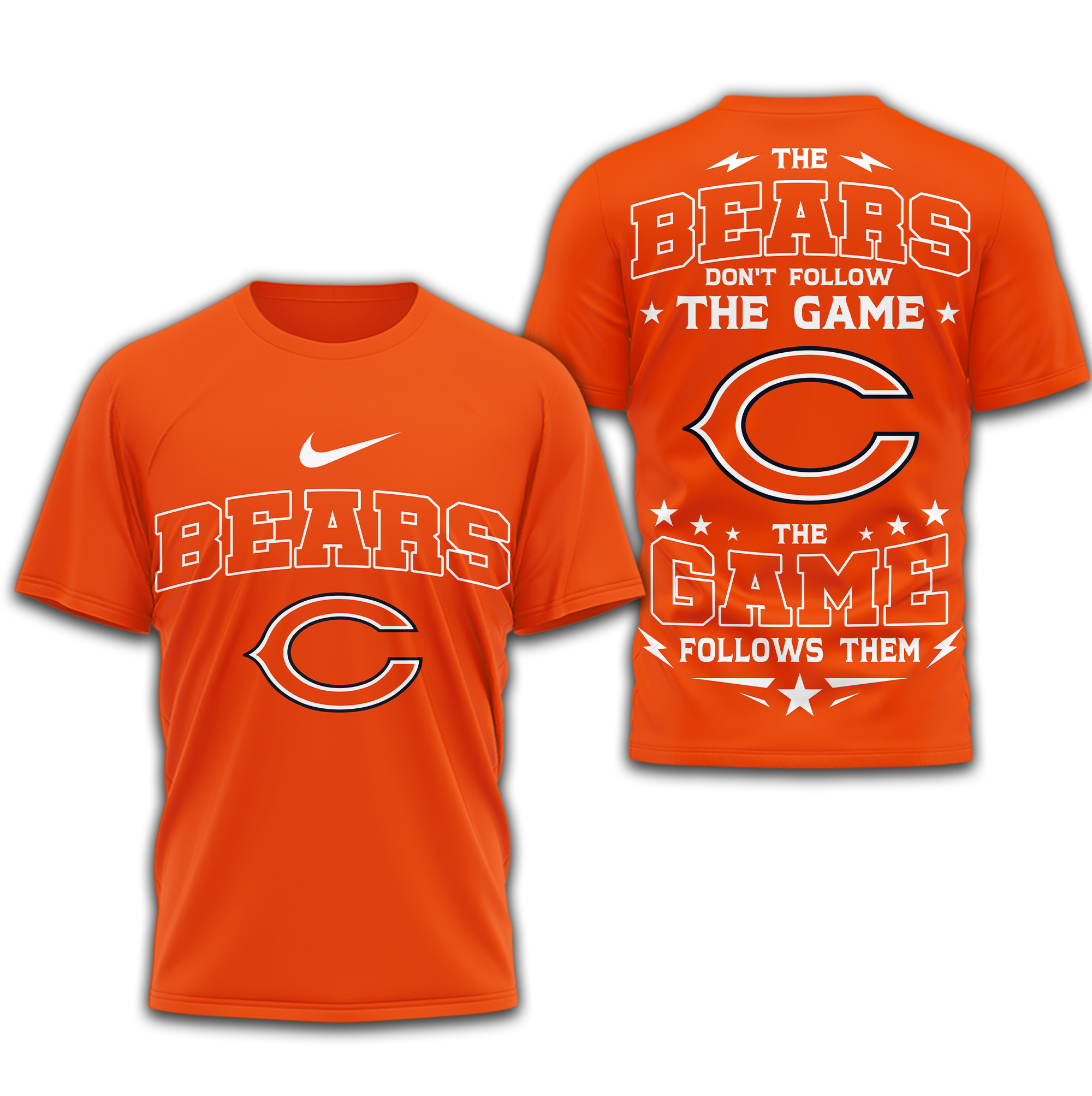Chicago Bears | Premium NFL Rule The Field 3D Shirt - Image 3