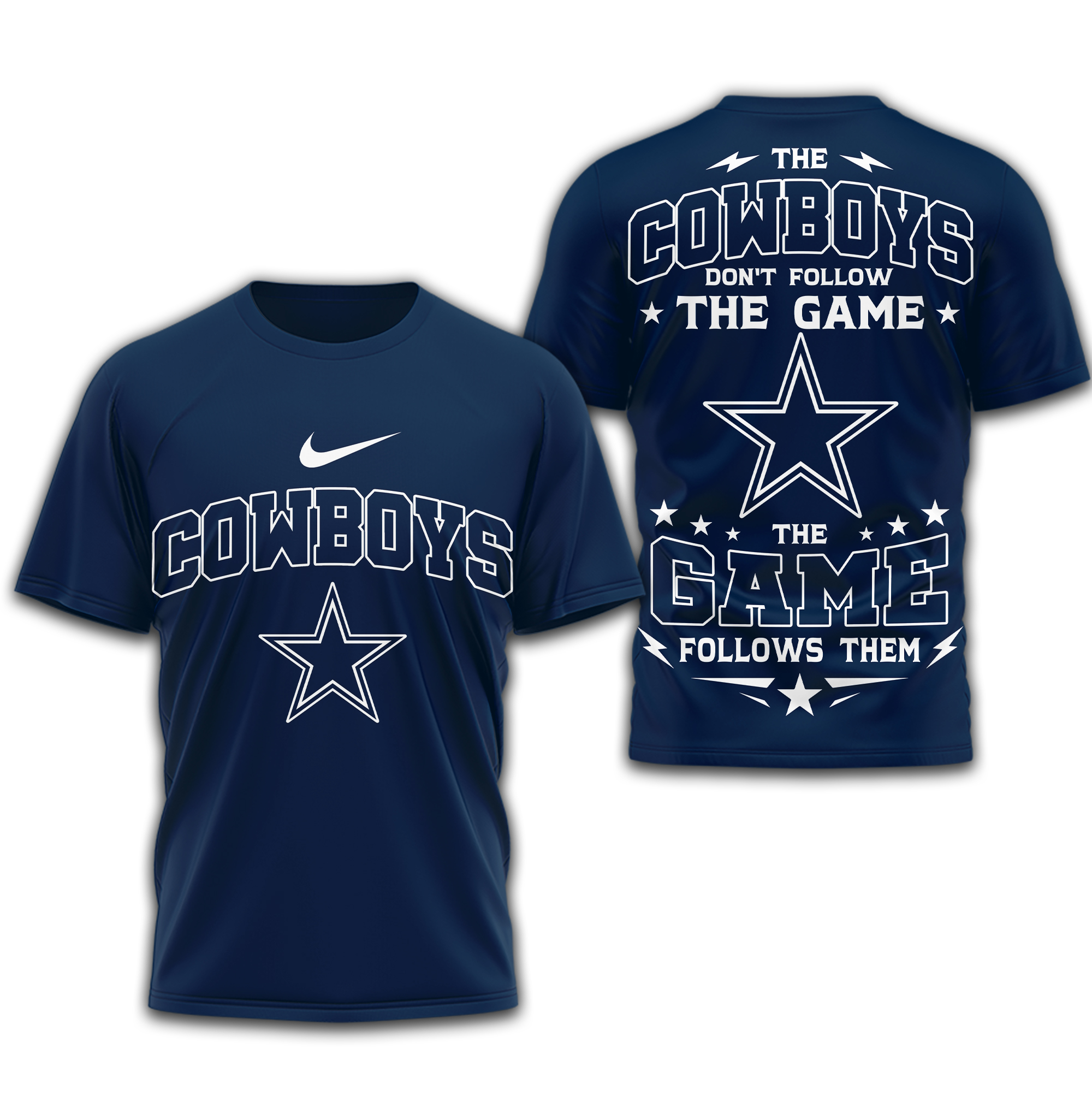 Dallas Cowboys | Premium NFL Rule The Field 3D Shirt - Image 3