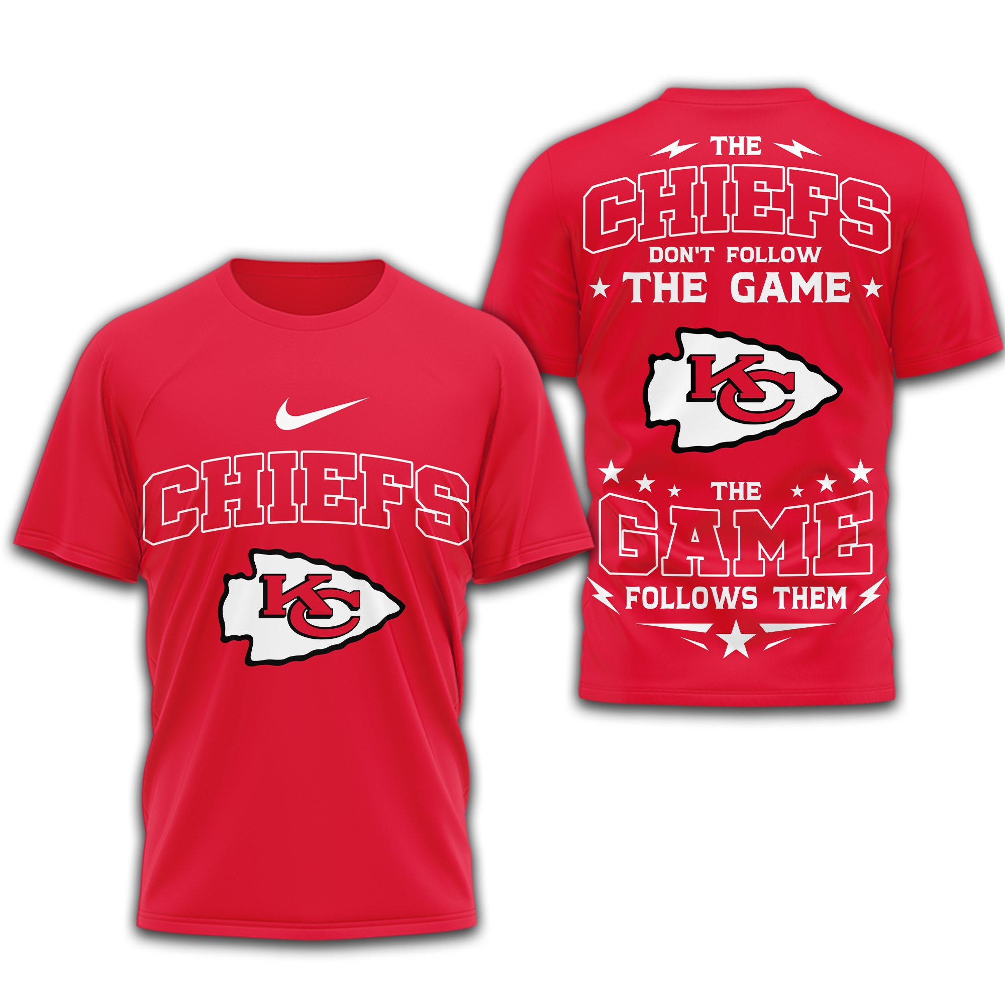 Kansas City Chiefs | Premium NFL Rule The Field 3D Shirt - Image 3