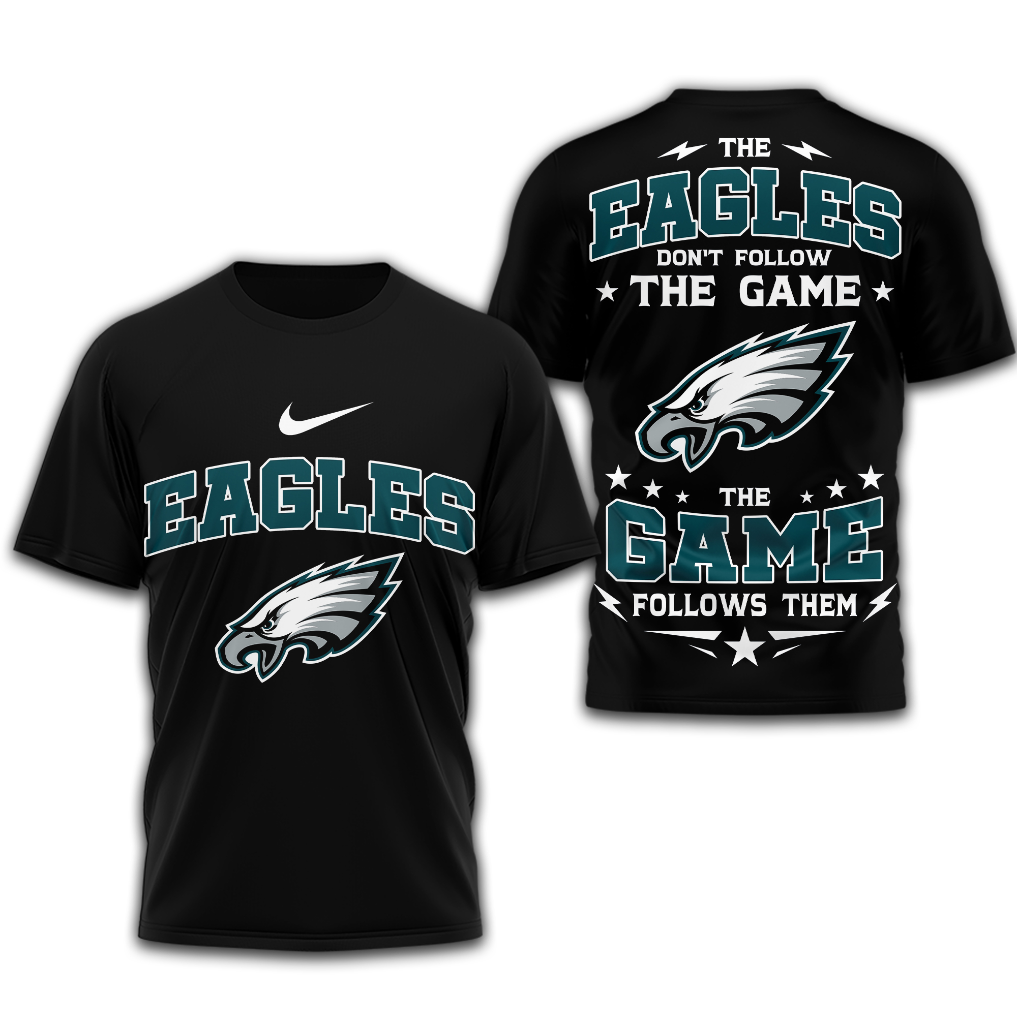 Philadelphia Eagles | Premium NFL Rule The Field 3D Shirt - Image 2