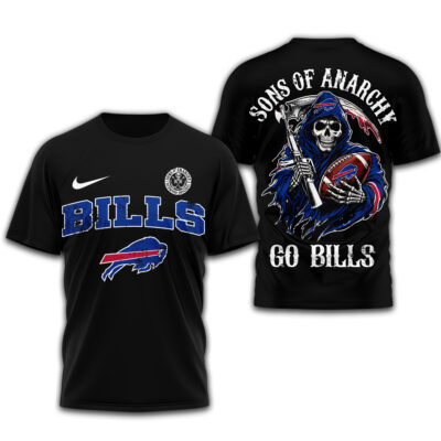 Alternative view of Buffalo Bills | Premium NFL Sons of Anarchy 3D Shirt