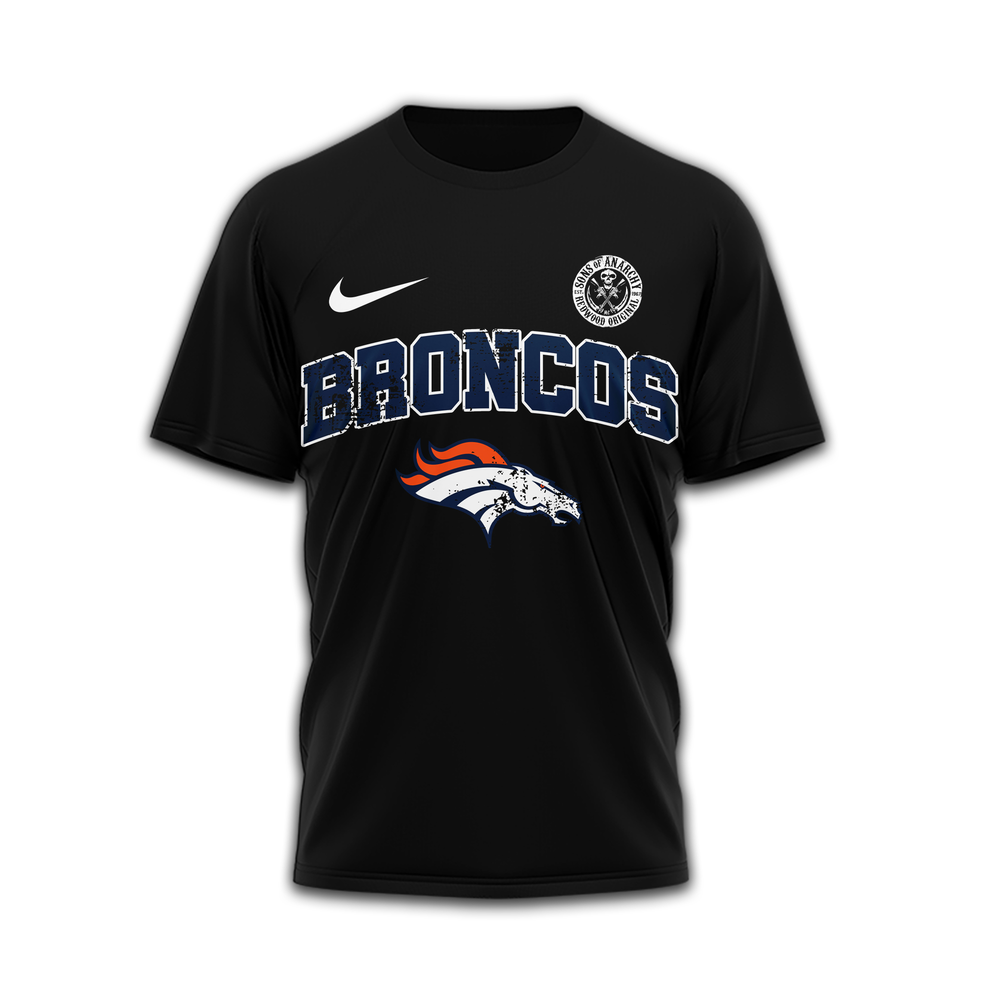 Denver Broncos | Premium NFL Sons of Anarchy 3D Shirt - Image 3