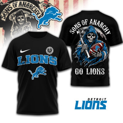 Detroit Lions | Premium NFL Sons of Anarchy 3D Shirt