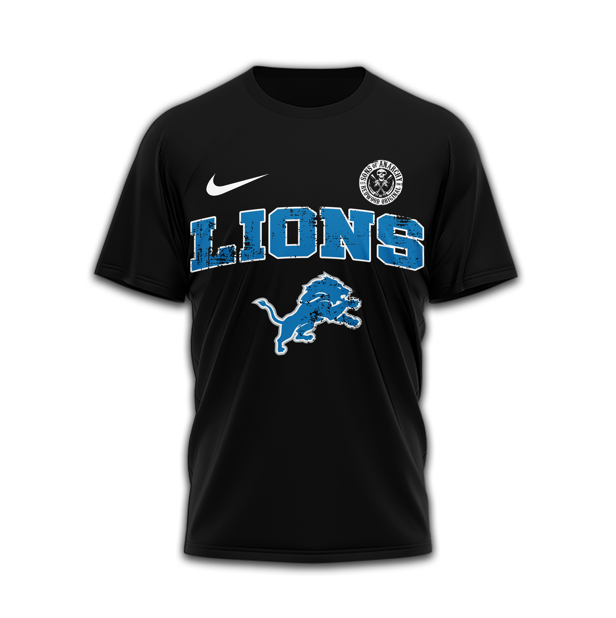 Detroit Lions | Premium NFL Sons of Anarchy 3D Shirt - Image 3