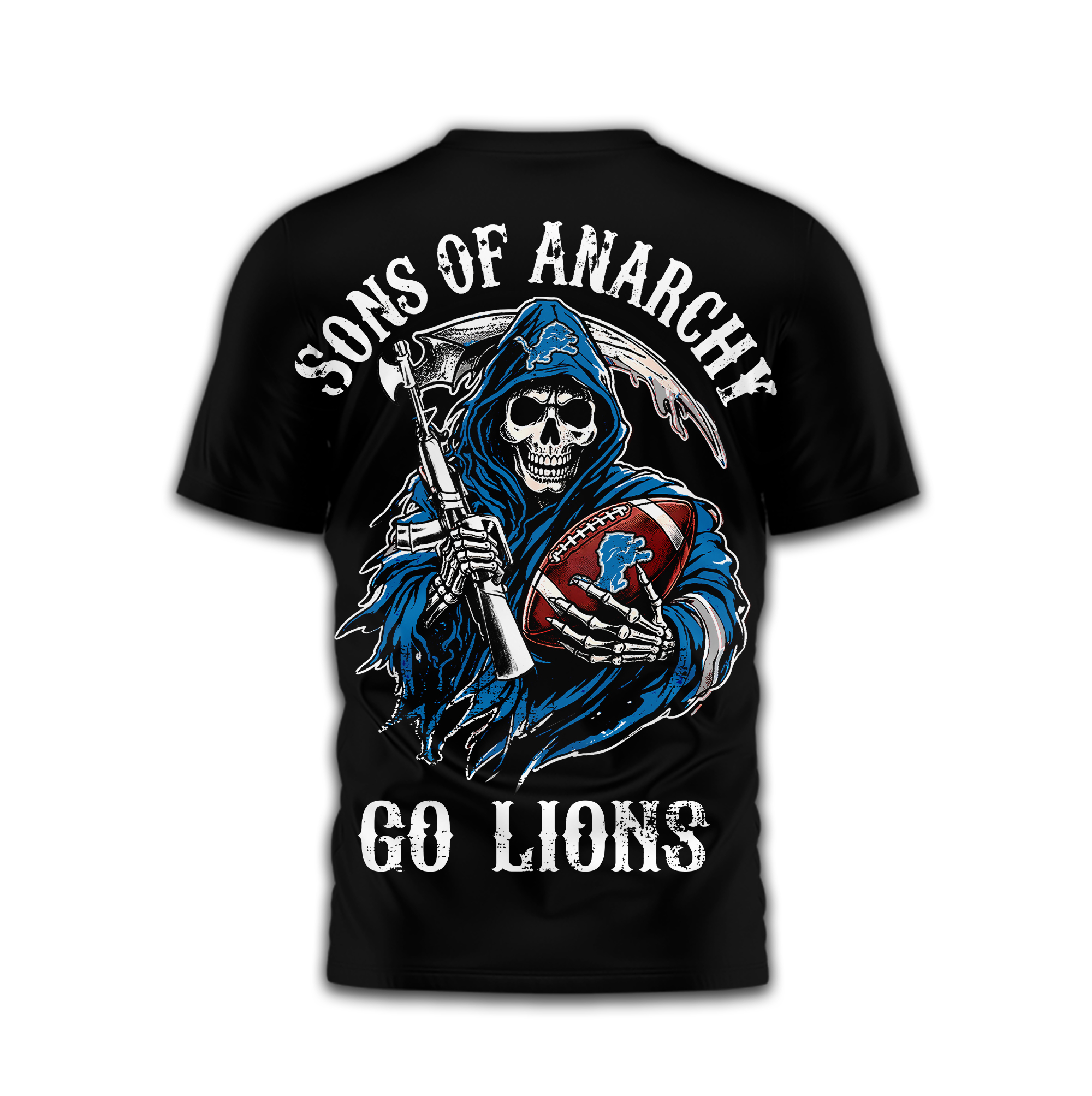 Detroit Lions | Premium NFL Sons of Anarchy 3D Shirt - Image 4