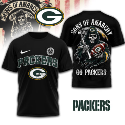 Green Bay Packers | Premium NFL Sons of Anarchy 3D Shirt - M