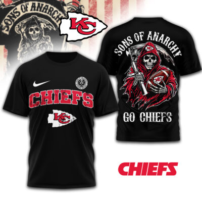 Kansas City Chiefs | Premium NFL Sons of Anarchy 3D Shirt