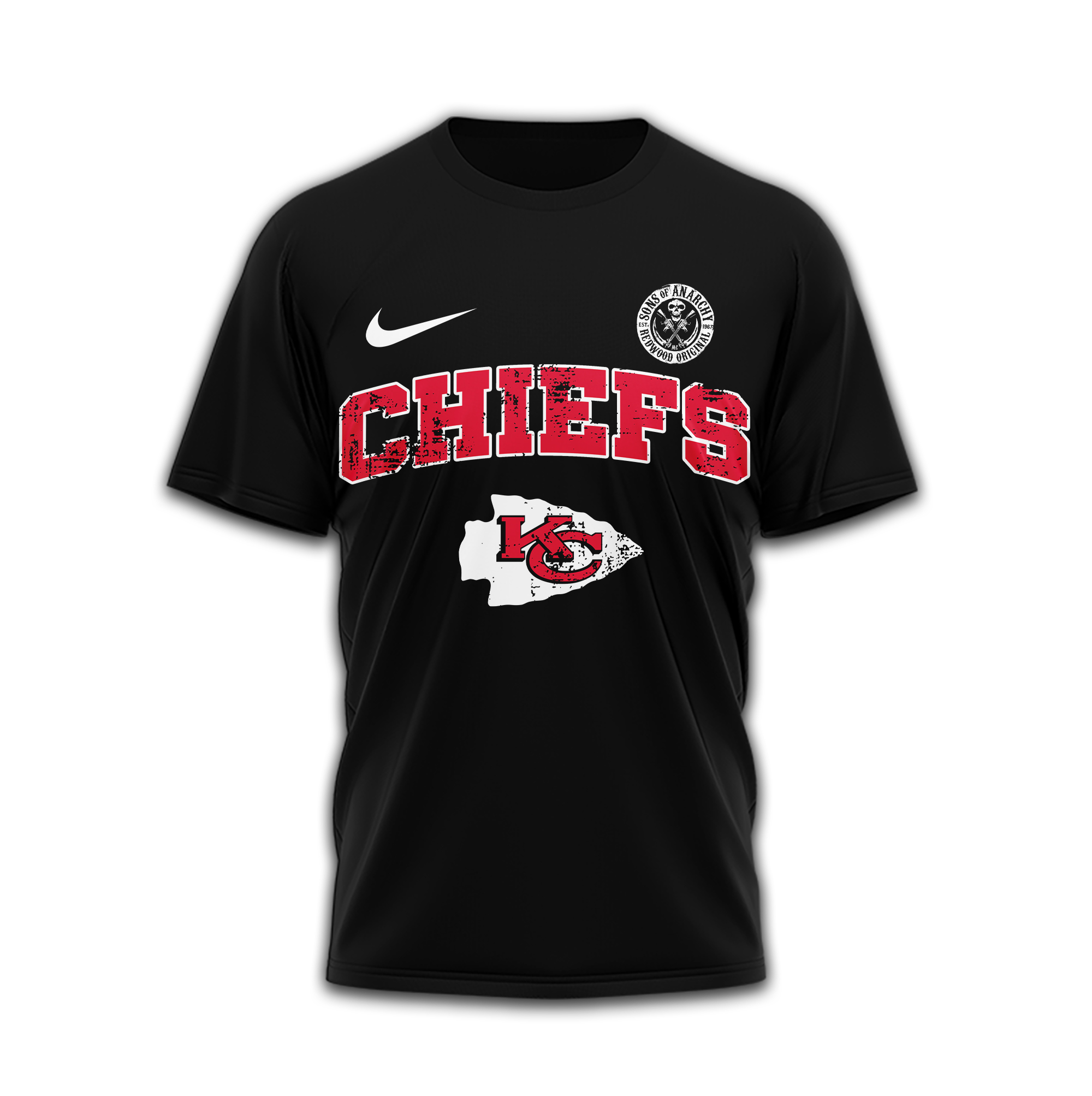 Kansas City Chiefs | Premium NFL Sons of Anarchy 3D Shirt - Image 3
