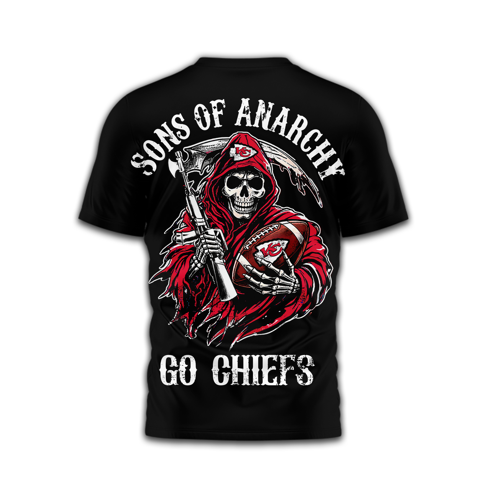Kansas City Chiefs | Premium NFL Sons of Anarchy 3D Shirt - Image 4