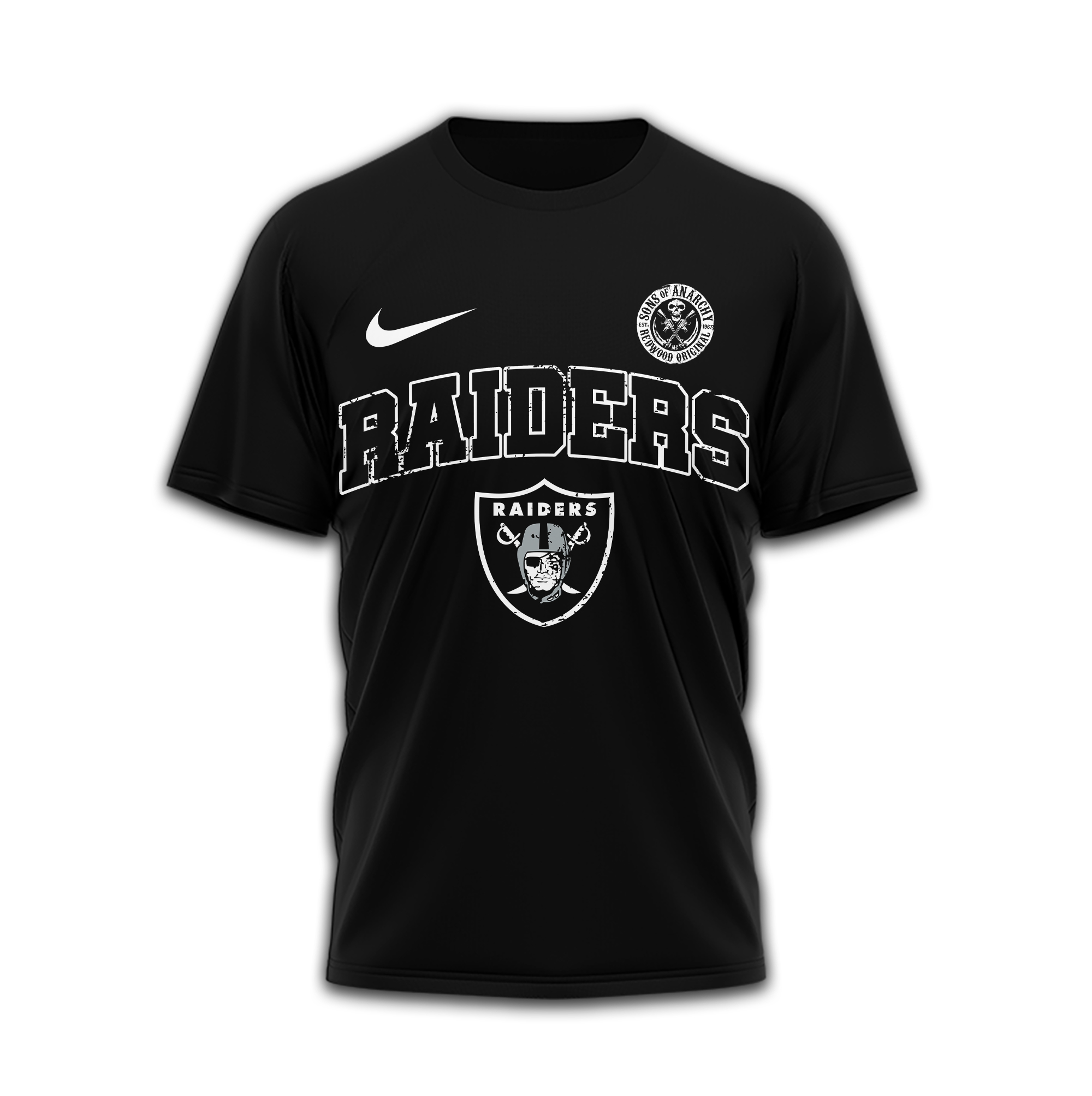 Las Vegas Raiders | Premium NFL Sons of Anarchy 3D Shirt - Image 3