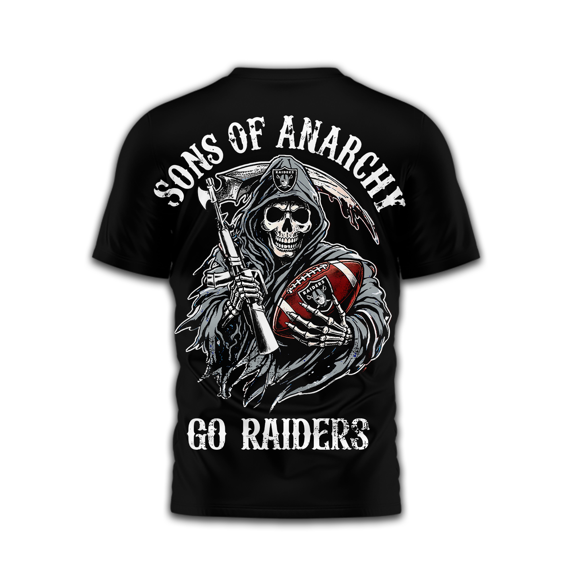 Las Vegas Raiders | Premium NFL Sons of Anarchy 3D Shirt - Image 4