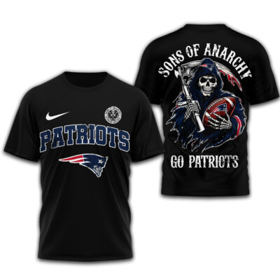 Alternative view of New England Patriots | Premium NFL Sons of Anarchy 3D Shirt
