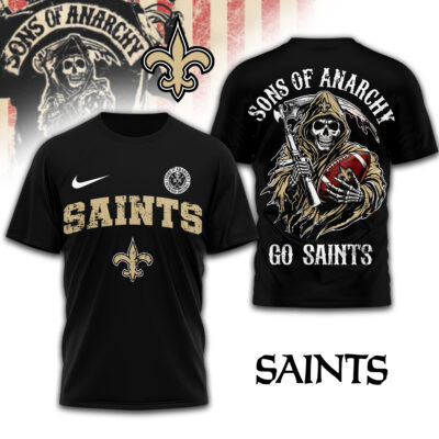New Orleans Saints | Premium NFL Sons of Anarchy 3D Shirt - 3XL