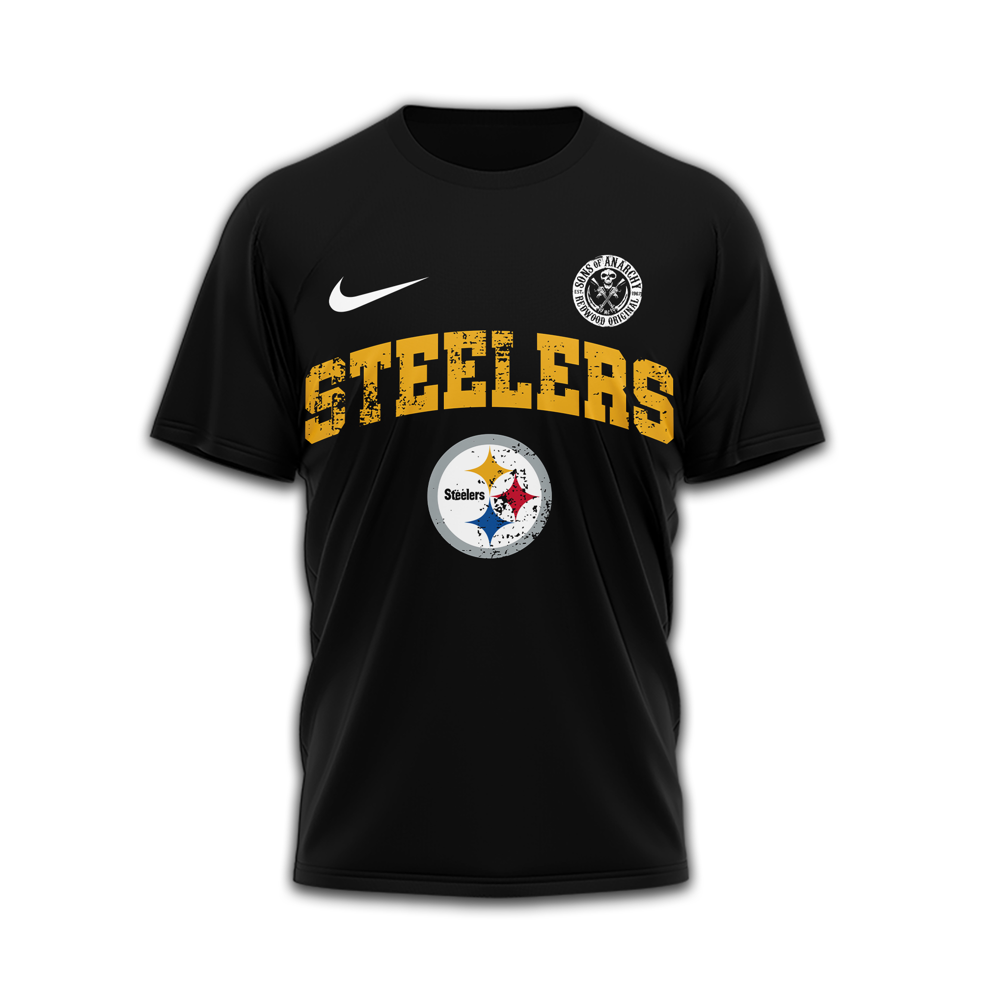 Pittsburgh Steelers | Premium NFL Sons of Anarchy 3D Shirt - Image 3