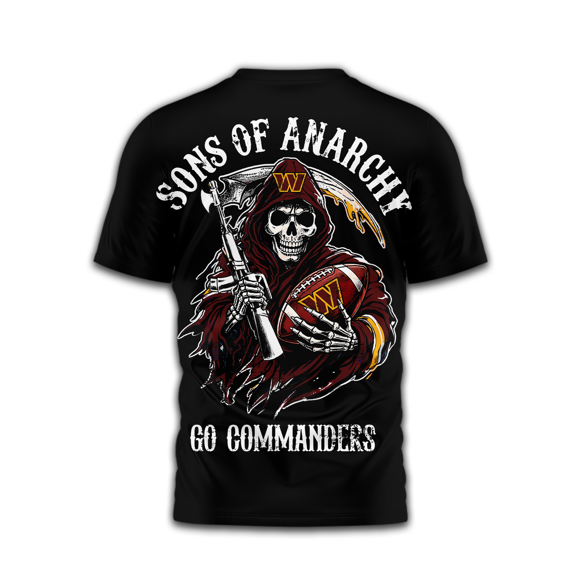 Washington Commanders | Premium NFL Sons of Anarchy 3D Shirt - Image 4