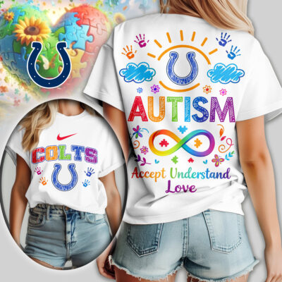 Indianapolis Colts | Premium NFL National Autism Acceptance Month Women Shirt