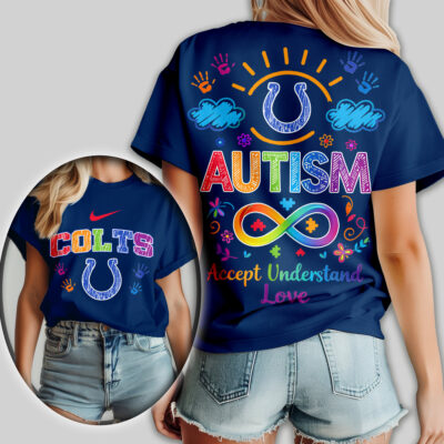 Indianapolis Colts | Premium NFL National Autism Acceptance Month Women Shirt