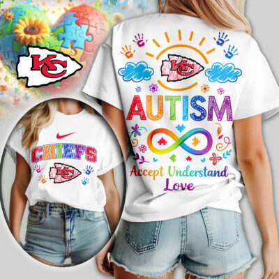 Kansas City Chiefs | Premium NFL National Autism Acceptance Month Women Shirt