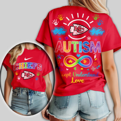 Kansas City Chiefs | Premium NFL National Autism Acceptance Month Women Shirt