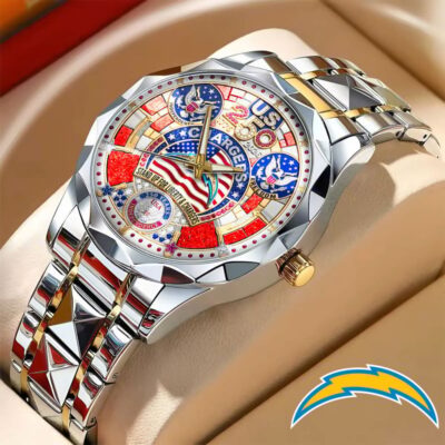 Los Angeles Chargers | Prermium NFL 250 Years Of America Fashion Design Men Watch - Default Title