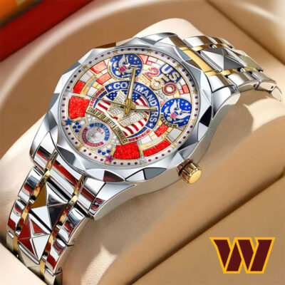 Washington Commanders | Prermium NFL 250 Years Of America Fashion Design Men Watch - Default Title