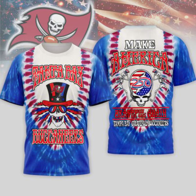Tampa Bay Buccaneers | Premium NFL Grateful Dead 250 Years Of America 3D Shirt