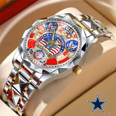 Dallas Cowboys | Prermium NFL 250 Years Of America Fashion Design Men Watch - Default Title