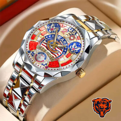 Chicago Bears | Prermium NFL 250 Years Of America Fashion Design Men Watch