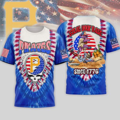 Pittsburgh Pirates | Premium MLB Grateful Dead 250 Years Of America 3D Shirt