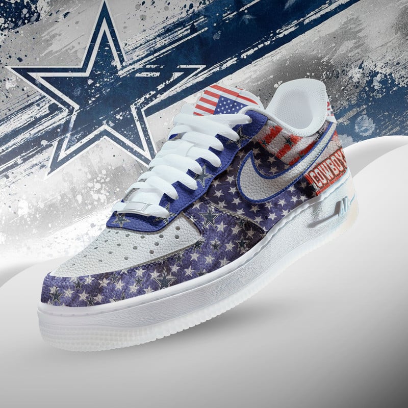 Dallas Cowboys | Premium NFL 250 Years Of America AF1 Shoes