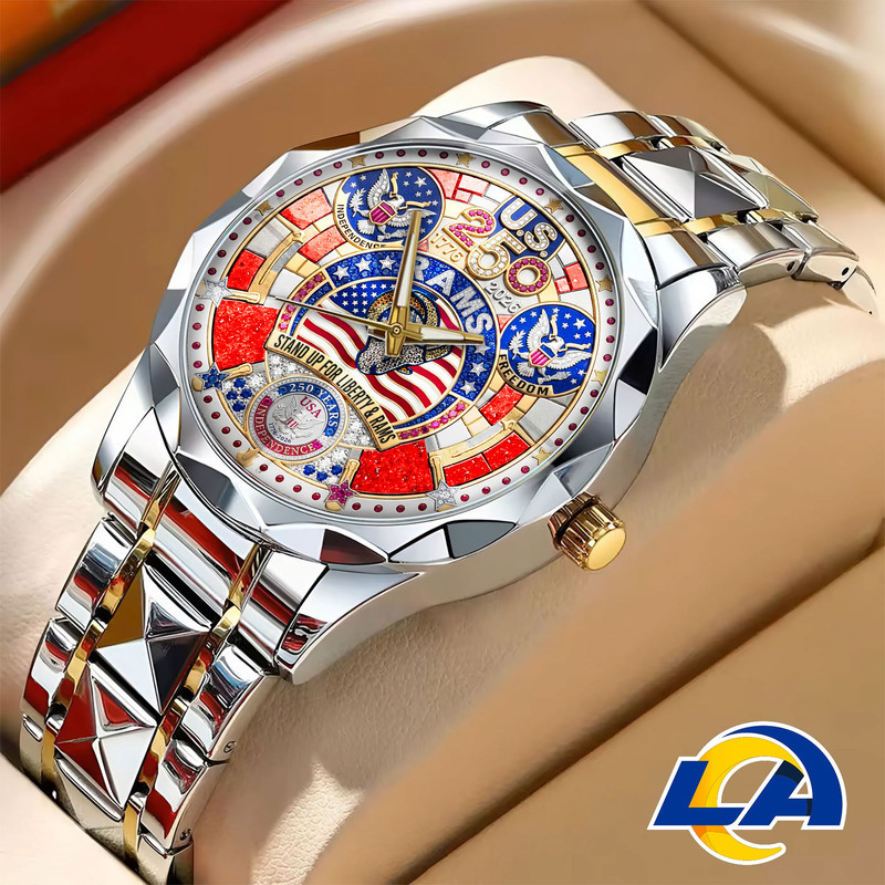 Los Angeles Rams | Prermium NFL 250 Years Of America Fashion Design Men Watch