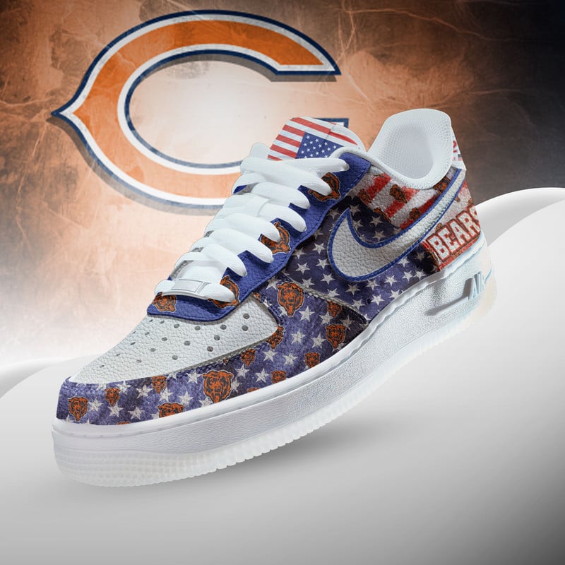Chicago Bears | Premium NFL 250 Years Of America AF1 Shoes