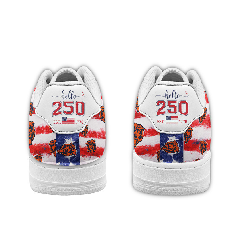 Chicago Bears | Premium NFL 250 Years Of America AF1 Shoes - Image 3