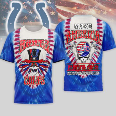 Indianapolis Colts | Premium NFL Grateful Dead 250 Years Of America 3D Shirt