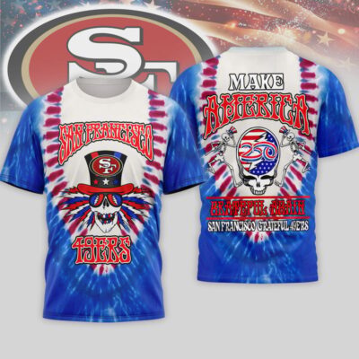 Pittsburgh Steelers | Premium NFL Grateful Dead 250 Years Of America 3D Shirt - XL