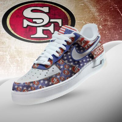 San Francisco 49ers | Premium NFL 250 Years Of America AF1 Shoes