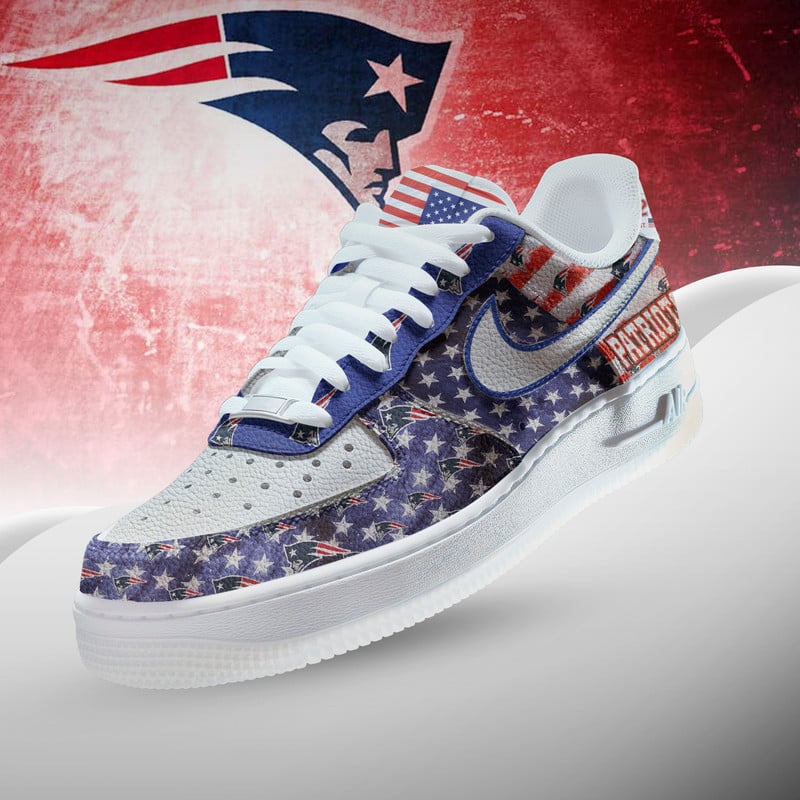 New England Patriots | Premium NFL 250 Years Of America AF1 Shoes