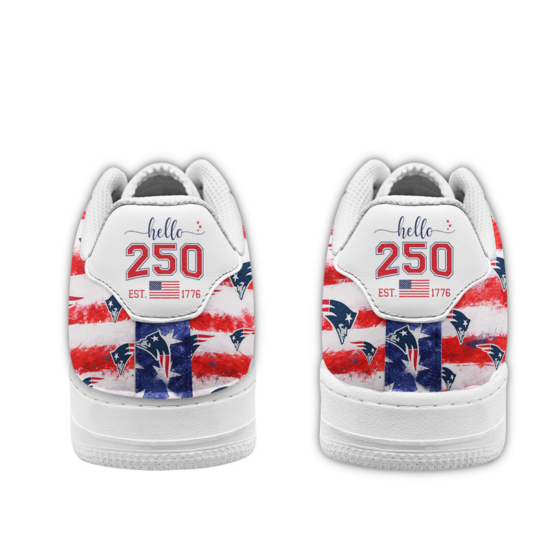 New England Patriots | Premium NFL 250 Years Of America AF1 Shoes - Image 3