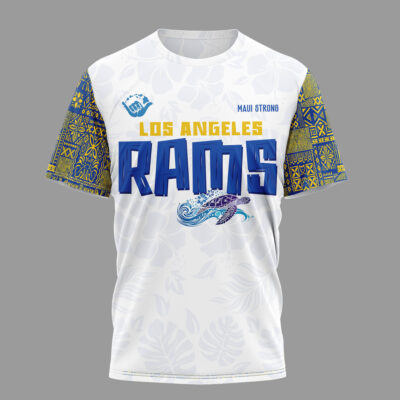 Alternative view of Los Angeles Rams | Premium NFL Hawaii Strong 3D Shirt