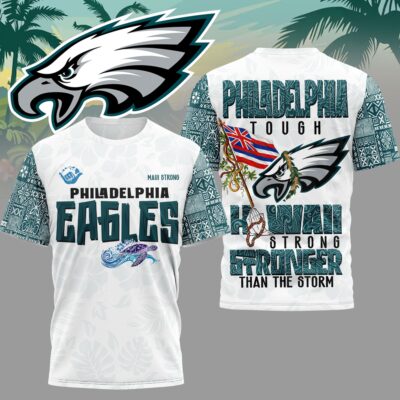 Philadelphia Eagles | Premium NFL Hawaii Strong 3D Shirt - 4XL