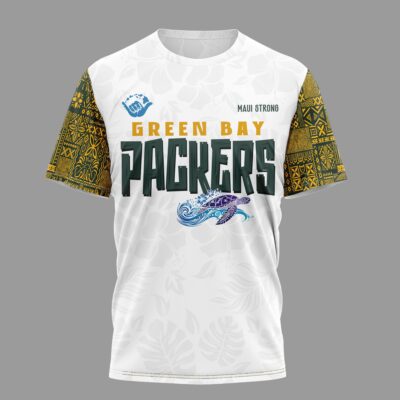Alternative view of Green Bay Packers | Premium NFL Hawaii Strong 3D Shirt