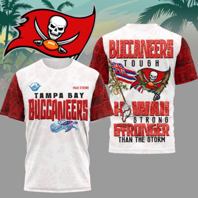 Tampa Bay Buccaneers | Premium NFL Hawaii Strong 3D Shirt - S