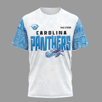 Alternative view of Carolina Panthers | Premium NFL Hawaii Strong 3D Shirt
