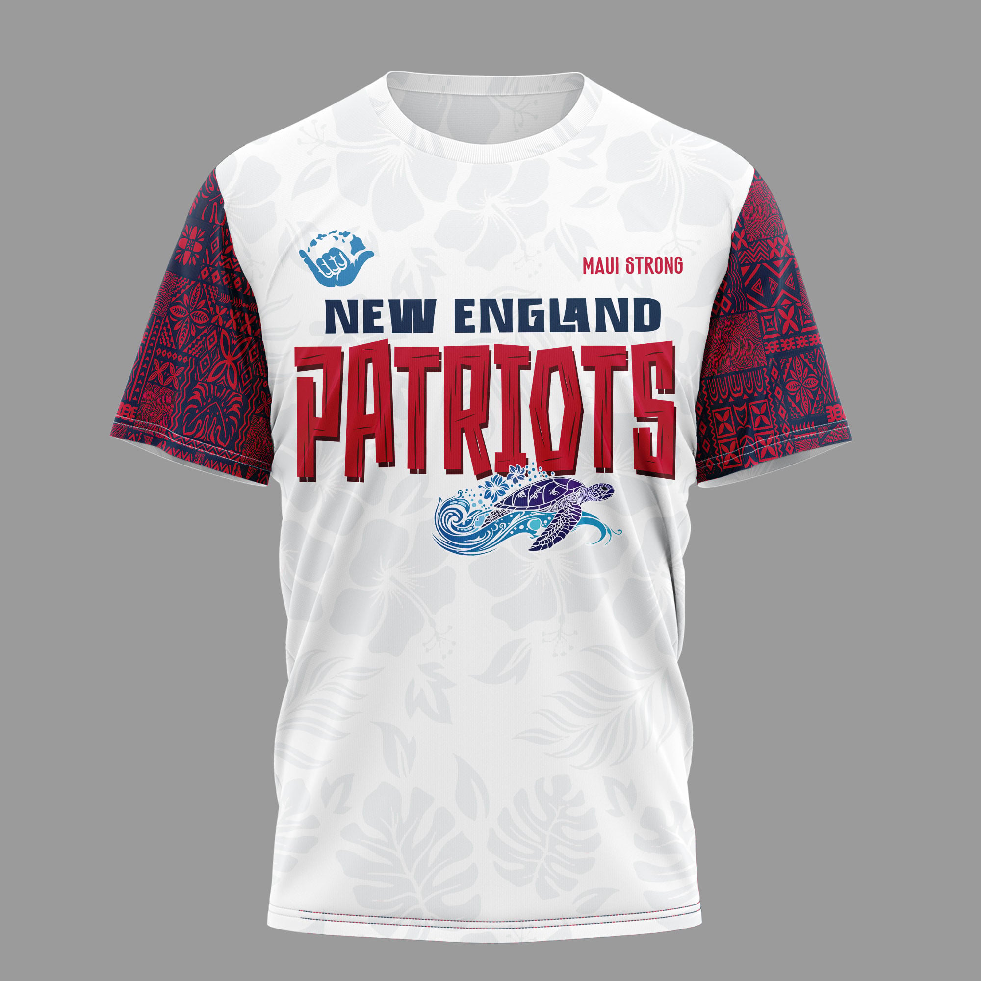 New England Patriots | Premium NFL Hawaii Strong 3D Shirt - Image 2
