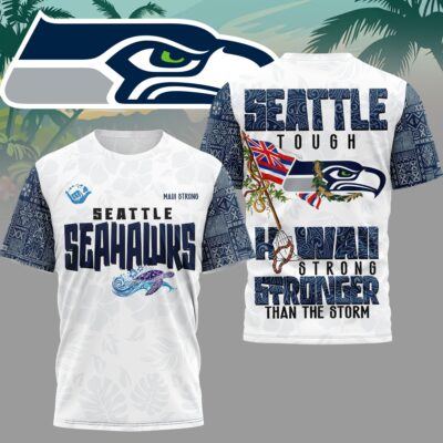 Seattle Seahawks | Premium NFL Hawaii Strong 3D Shirt - S