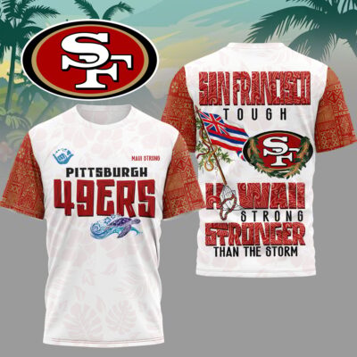 San Francisco 49ers | Premium NFL Hawaii Strong 3D Shirt - 2XL