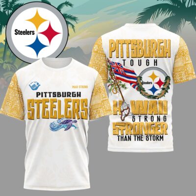 Pittsburgh Steelers | Premium NFL Hawaii Strong 3D Shirt