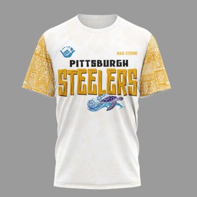 Alternative view of Pittsburgh Steelers | Premium NFL Hawaii Strong 3D Shirt