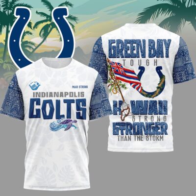 Indianapolis Colts | Premium NFL Hawaii Strong 3D Shirt