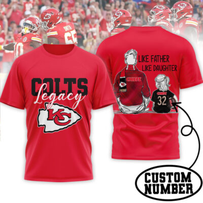 Kansas City Chiefs | Premium NFL Legacy Father Day 3D Shirt